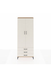 Arges Dolap 2 Raflı 3 Çekmeceli Tek Askılı 88x30x221 Çam-Aytaşı