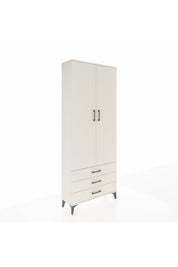 Arges Dolap 4 Raflı 3 Çekmeceli 2 Kapaklı 88x30x221 Aytaşı-Aytaşı