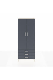 Arges Dolap 4 Raflı 3 Çekmeceli 2 Kapaklı 88x30x221 Aytaşı-Antrasit