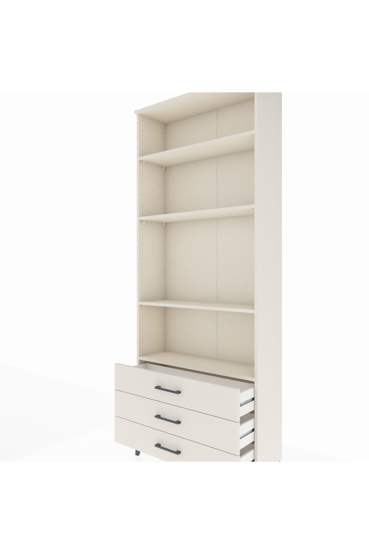 Arges Dolap 4 Raflı 3 Çekmeceli 88x30x221 Aytaşı-Aytaşı