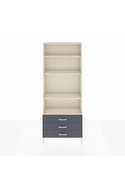 Arges Dolap 4 Raflı 3 Çekmeceli 88x30x221 Aytaşı-Antrasit