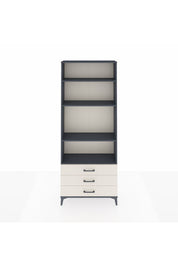 Arges Dolap 4 Raflı 3 Çekmeceli 88x30x221 Antrasit-Aytaşı