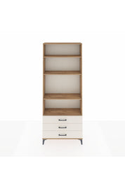 Arges Dolap 4 Raflı 3 Çekmeceli 88x30x221 Çam-Aytaşı