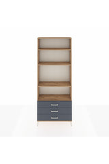 Arges Dolap 4 Raflı 3 Çekmeceli 88x30x221