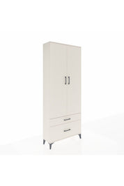 Arges Dolap 2 Raflı 2 Çekmeceli Tek Askılı 88x30x221 Aytaşı-Aytaşı