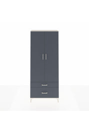 Arges Dolap 2 Raflı 2 Çekmeceli Tek Askılı 88x30x221 Aytaşı-Antrasit