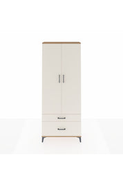 Arges Dolap 2 Raflı 2 Çekmeceli Tek Askılı 88x30x221 Çam-Aytaşı