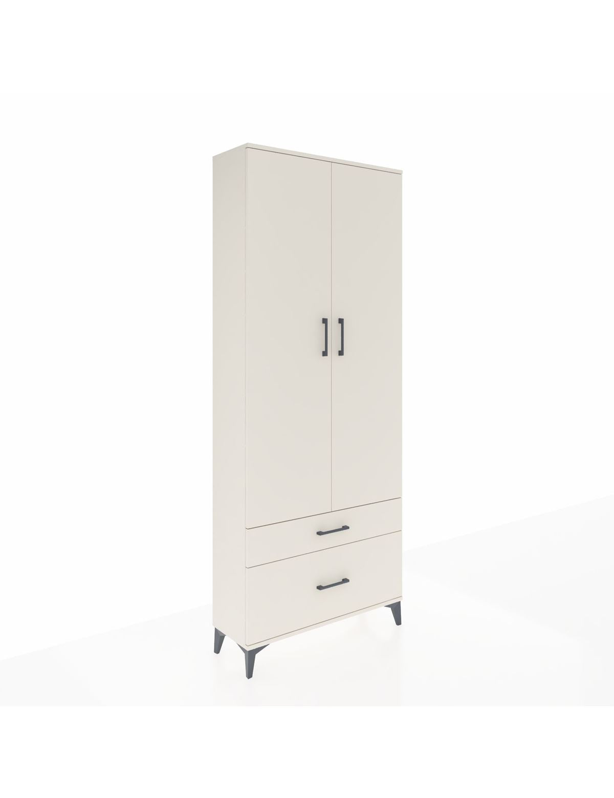 Arges Dolap 4 Raflı 2 Çekmeceli 2 Kapaklı 88x30x221 Aytaşı-Aytaşı