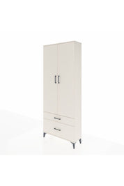 Arges Dolap 4 Raflı 2 Çekmeceli 2 Kapaklı 88x30x221 Aytaşı-Aytaşı