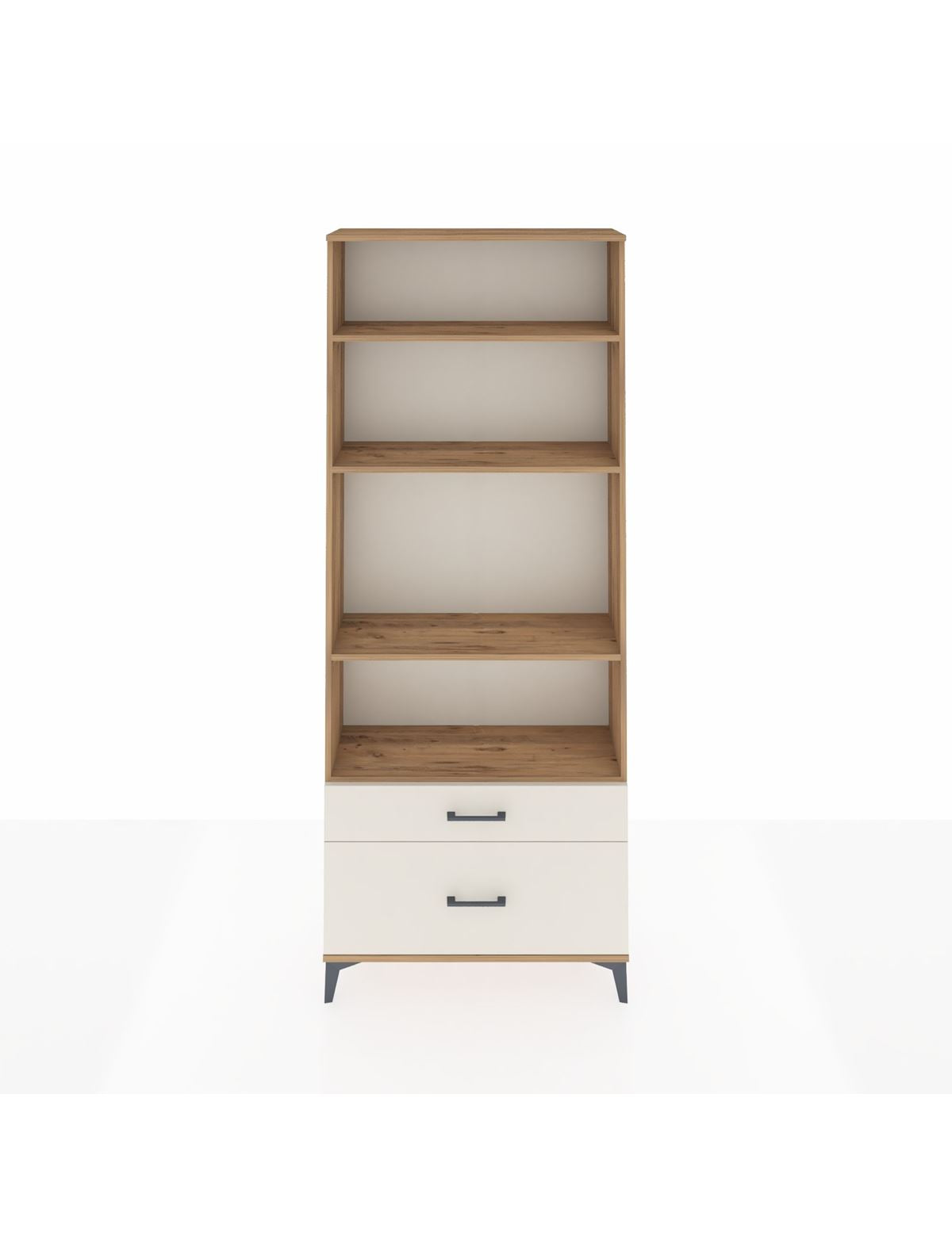 Arges Dolap 4 Raflı 2 Çekmeceli 88x30x221 Çam-Aytaşı