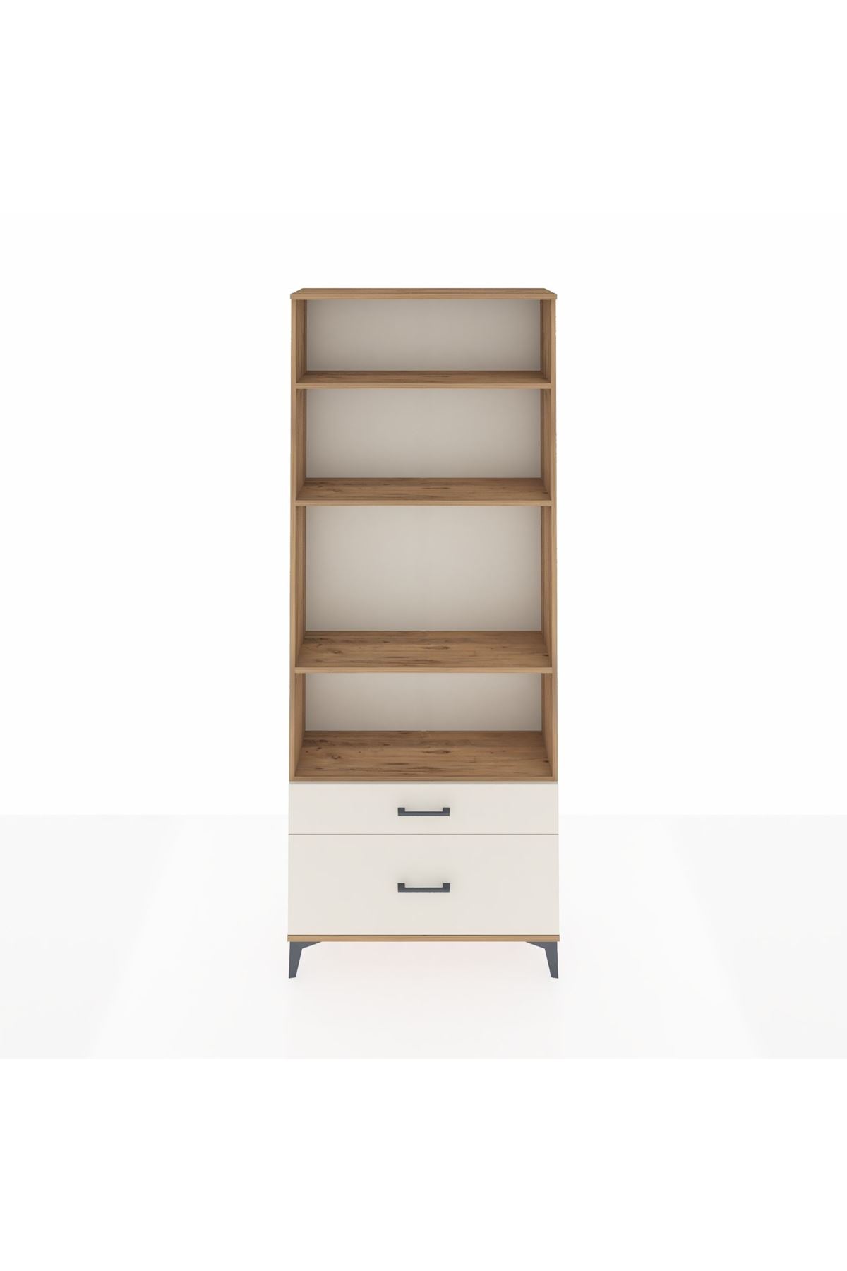 Arges Dolap 4 Raflı 2 Çekmeceli 88x30x221 Çam-Aytaşı