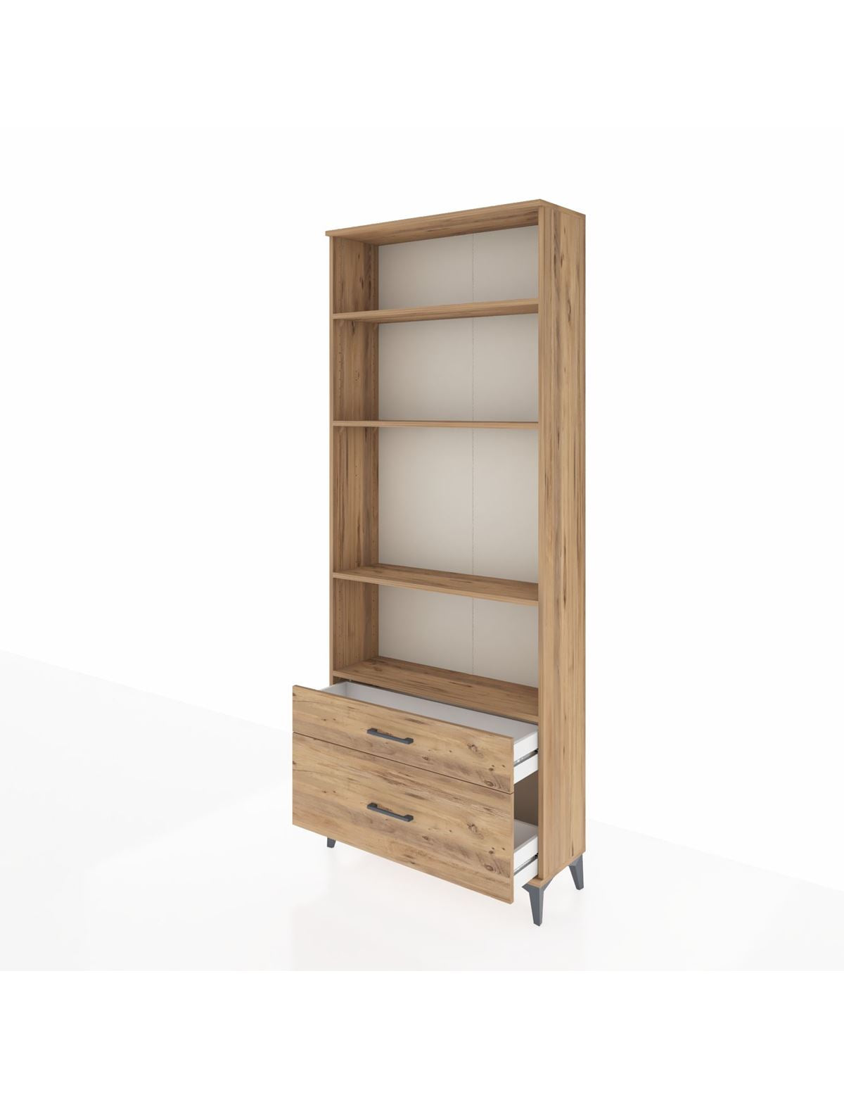 Arges Dolap 4 Raflı 2 Çekmeceli 88x30x221 - S30M024V9A