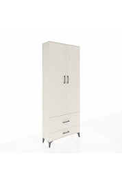 Arges Dolap 2 Raflı 2 Çekmeceli Tek Askılı 88x30x221 Aytaşı-Aytaşı