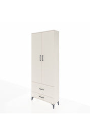 Arges Dolap 2 Raflı 2 Çekmeceli Tek Askılı 88x30x221 Aytaşı-Aytaşı