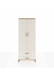 Arges Dolap 2 Raflı 2 Çekmeceli Tek Askılı 88x30x221 Çam-Aytaşı