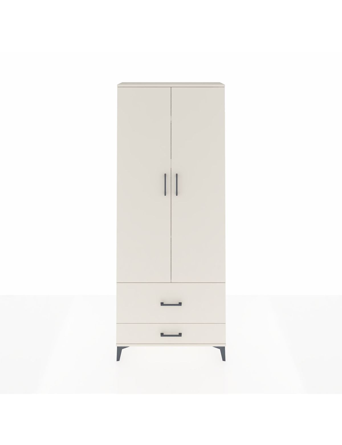 Arges Dolap 4 Raflı 2 Çekmeceli 2 Kapaklı 88x30x221 Aytaşı-Aytaşı