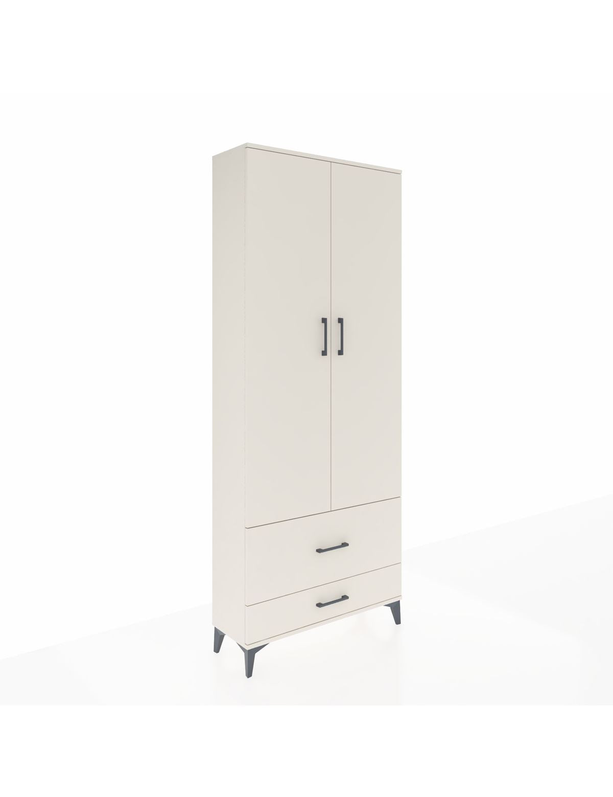 Arges Dolap 4 Raflı 2 Çekmeceli 2 Kapaklı 88x30x221 Aytaşı-Aytaşı