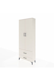 Arges Dolap 4 Raflı 2 Çekmeceli 2 Kapaklı 88x30x221 Aytaşı-Aytaşı