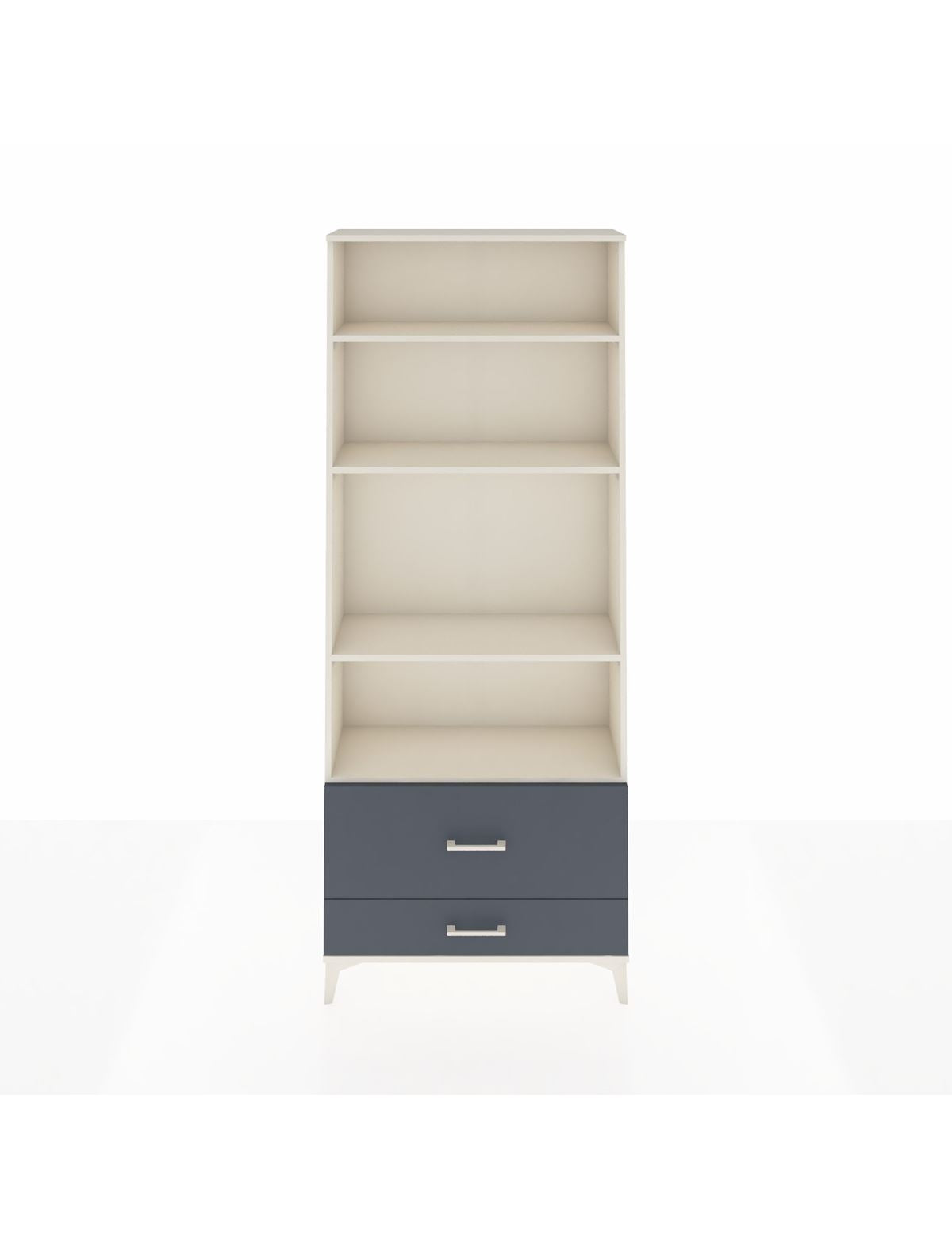 Arges Dolap 4 Raflı 2 Çekmeceli 88x30x221 Aytaşı-Antrasit