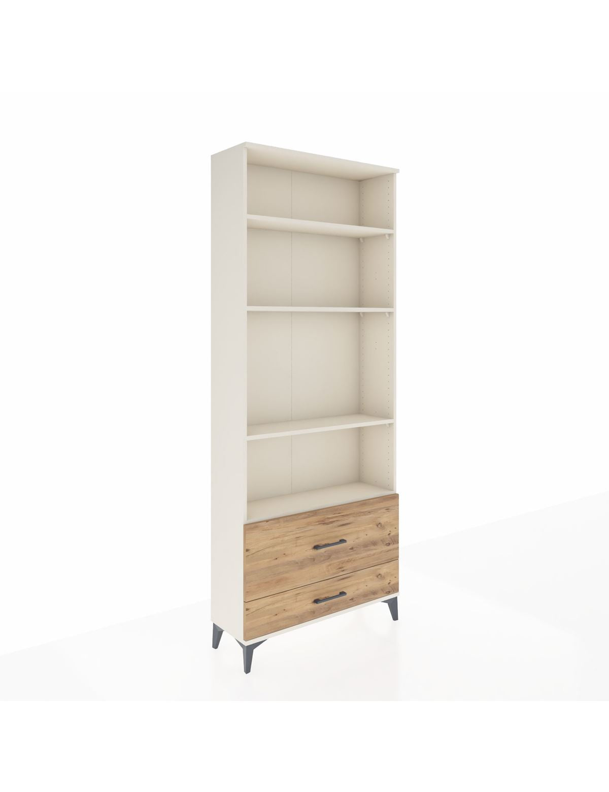 Arges Dolap 4 Raflı 2 Çekmeceli 88x30x221 Aytaşı-Çam