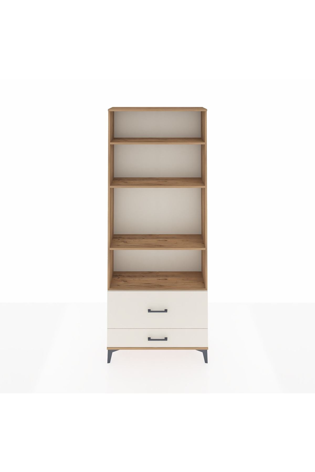 Arges Dolap 4 Raflı 2 Çekmeceli 88x30x221 Çam-Aytaşı