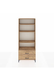 Arges Dolap 4 Raflı 2 Çekmeceli 88x30x221 Çam-Çam