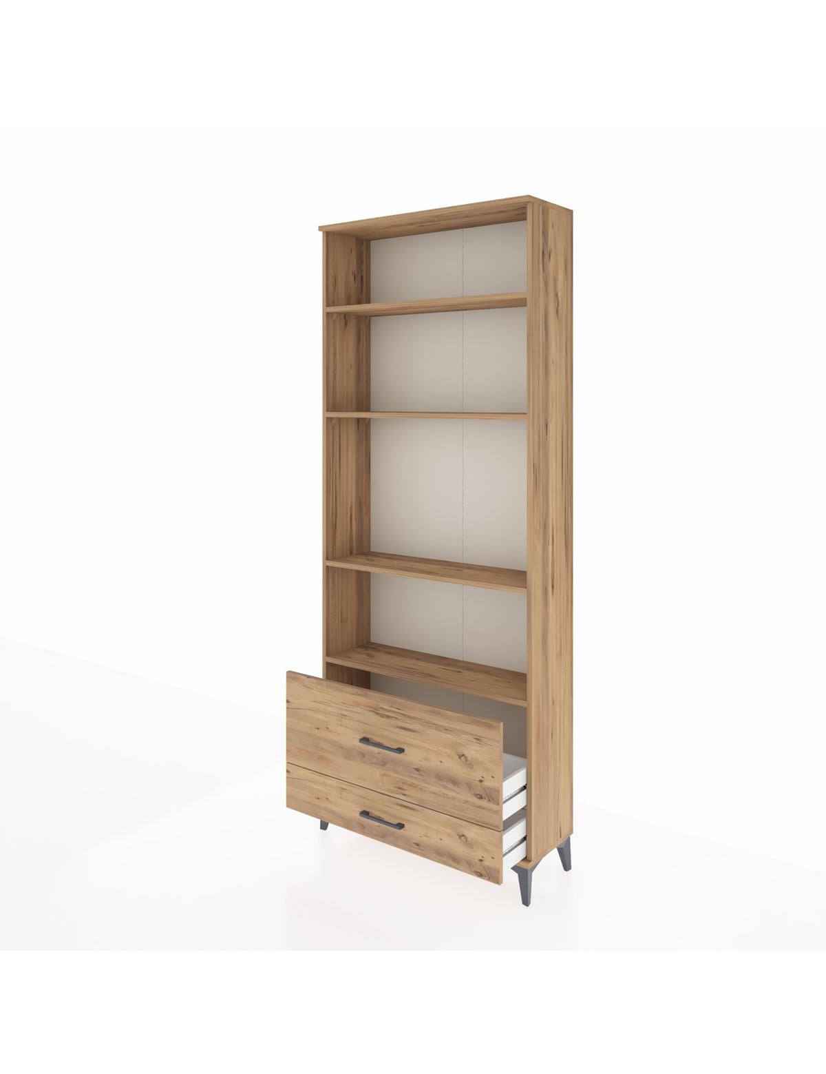 Arges Dolap 4 Raflı 2 Çekmeceli 88x30x221 - S30M027V9A