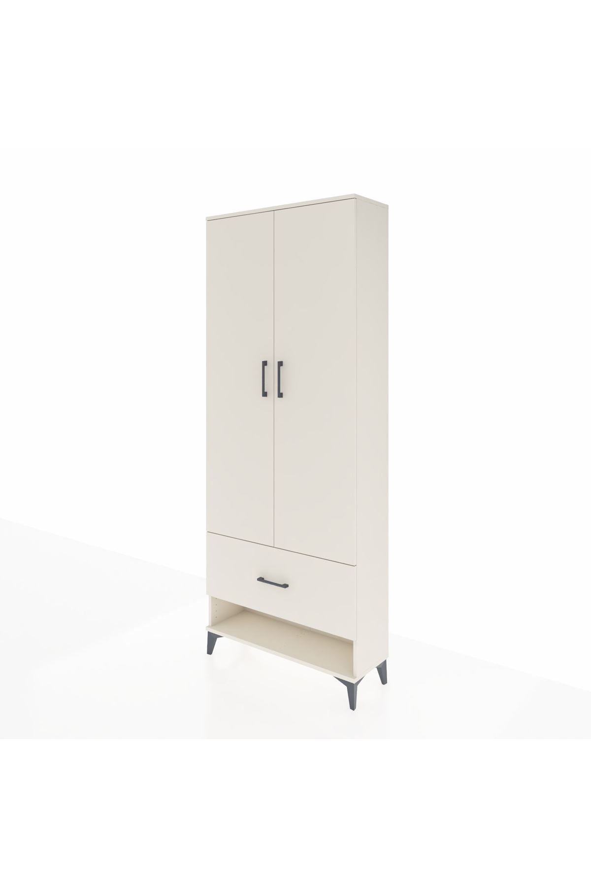 Arges Dolap 2 Raflı Tek Çekmeceli Tek Askılı 88x30x221 Aytaşı-Aytaşı
