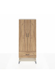 Arges Dolap 2 Raflı Tek Çekmeceli Tek Askılı 88x30x221 Aytaşı-Çam