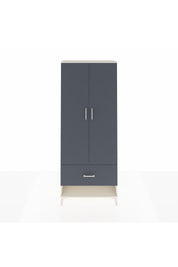 Arges Dolap 4 Raflı Tek Çekmeceli 2 Kapaklı 88x30x221 Aytaşı-Antrasit