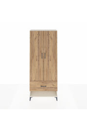 Arges Dolap 4 Raflı Tek Çekmeceli 2 Kapaklı 88x30x221 Aytaşı-Çam