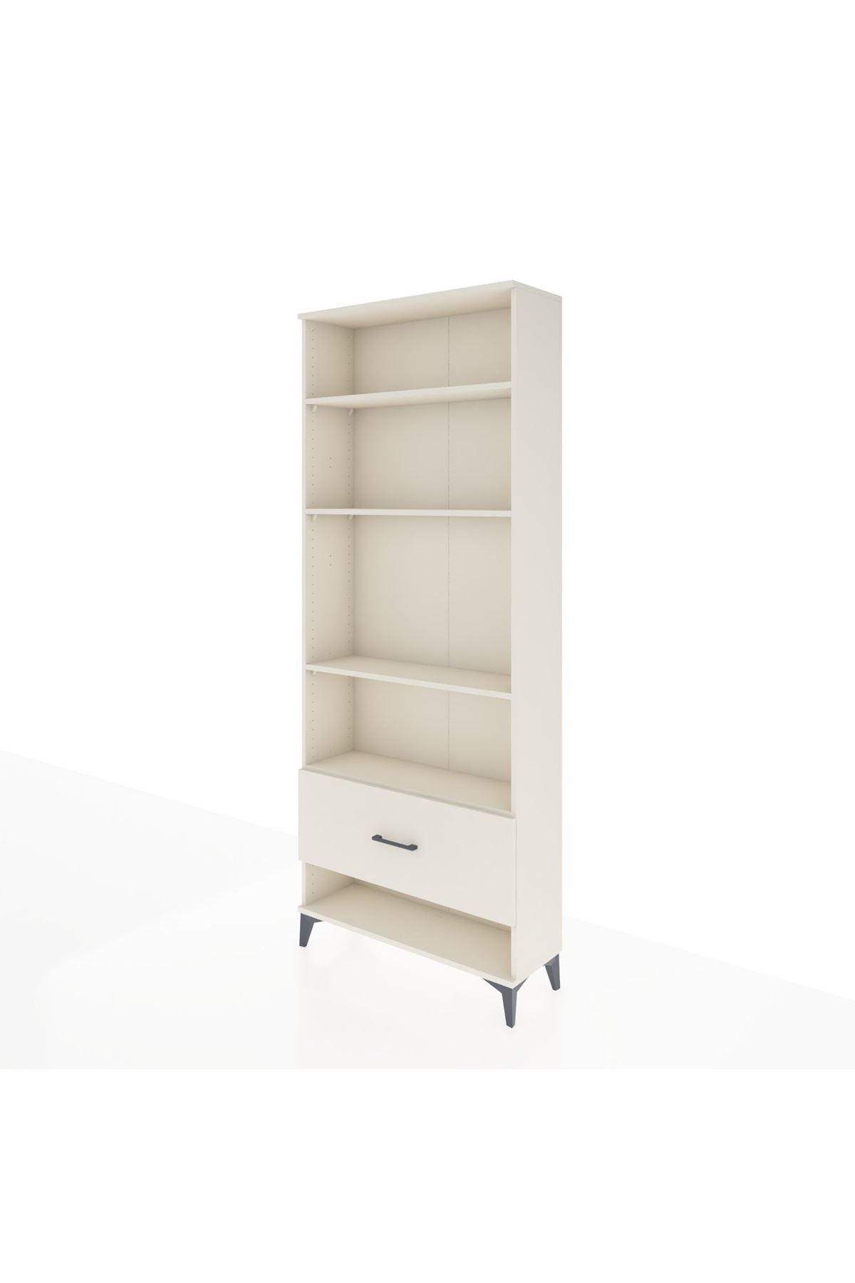 Arges Dolap 4 Raflı Tek Çekmeceli 88x30x221 Aytaşı-Aytaşı