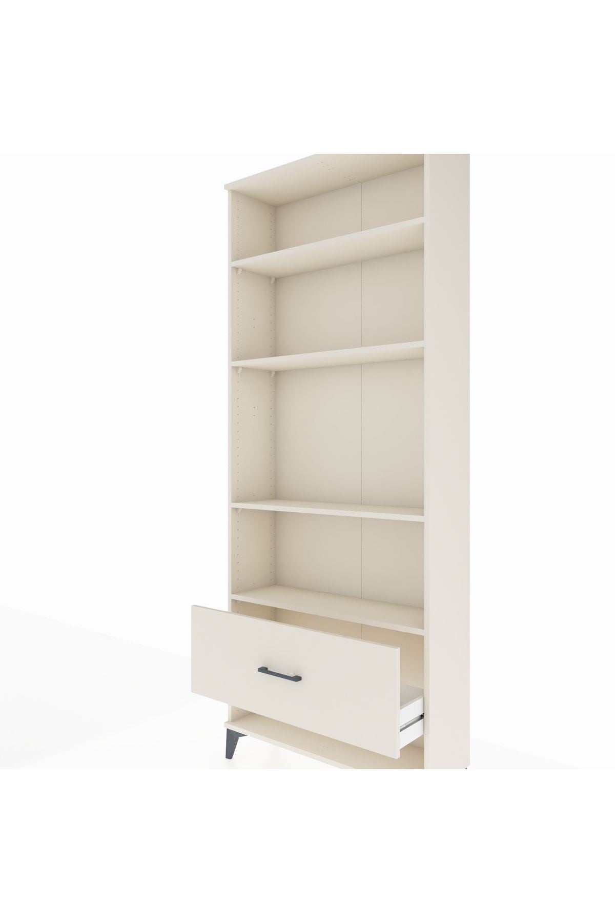 Arges Dolap 4 Raflı Tek Çekmeceli 88x30x221 Aytaşı-Aytaşı