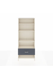 Arges Dolap 4 Raflı Tek Çekmeceli 88x30x221 Aytaşı-Antrasit