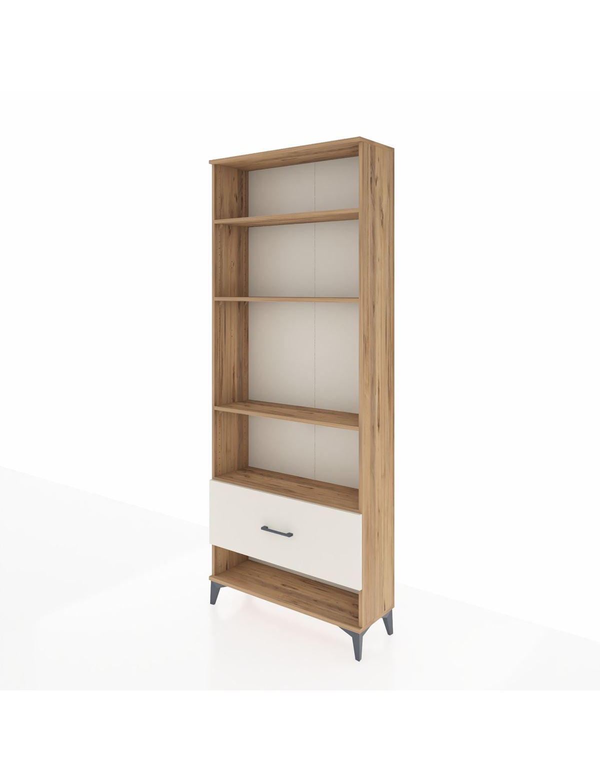 Arges Dolap 4 Raflı Tek Çekmeceli 88x30x221 - S30M030V7A