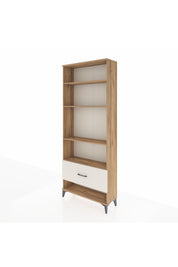 Arges Dolap 4 Raflı Tek Çekmeceli 88x30x221 Çam-Aytaşı