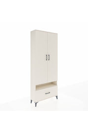 Arges Dolap 3 Raflı Tek Çekmeceli Tek Askılı 88x30x221 Aytaşı-Aytaşı