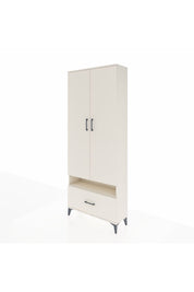 Arges Dolap 3 Raflı Tek Çekmeceli Tek Askılı 88x30x221 Aytaşı-Aytaşı