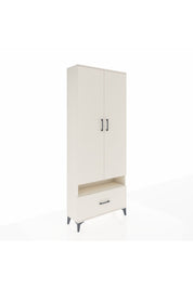 Arges Dolap 5 Raflı Tek Çekmeceli 2 Kapaklı 88x30x221 Aytaşı-Aytaşı