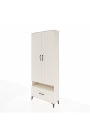 Arges Dolap 5 Raflı Tek Çekmeceli 2 Kapaklı 88x30x221 Aytaşı-Aytaşı