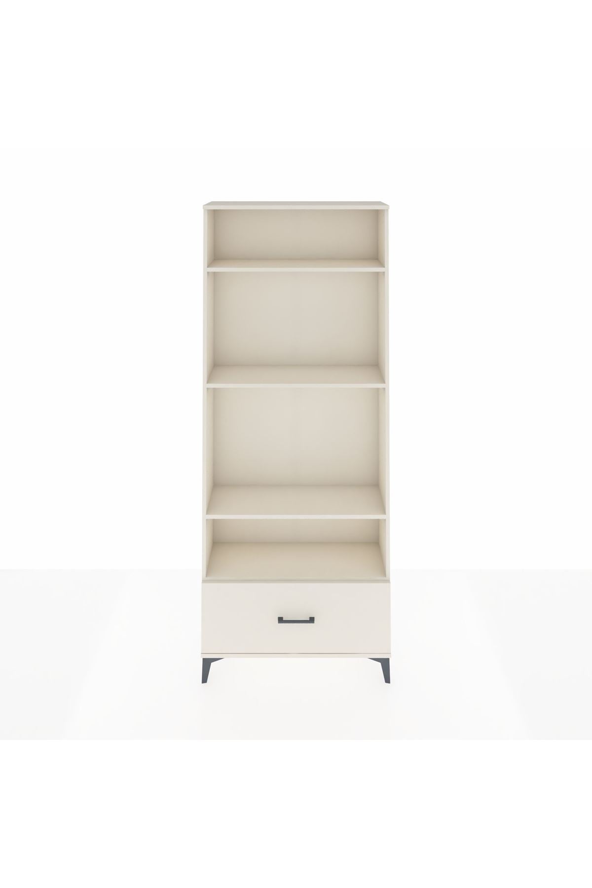 Arges Dolap 4 Raflı Tek Çekmeceli 88x30x221 Aytaşı-Aytaşı