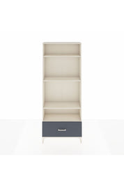 Arges Dolap 4 Raflı Tek Çekmeceli 88x30x221 Aytaşı-Antrasit