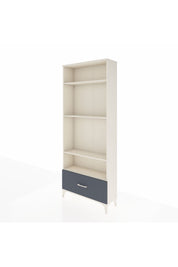 Arges Dolap 4 Raflı Tek Çekmeceli 88x30x221 Aytaşı-Antrasit