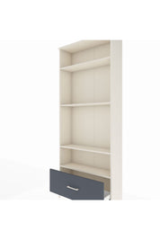 Arges Dolap 4 Raflı Tek Çekmeceli 88x30x221 Aytaşı-Antrasit