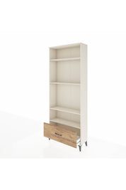 Arges Dolap 4 Raflı Tek Çekmeceli 88x30x221 Aytaşı-Çam