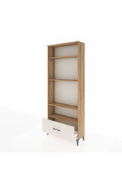 Arges Dolap 4 Raflı Tek Çekmeceli 88x30x221 Çam-Aytaşı