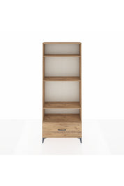 Arges Dolap 4 Raflı Tek Çekmeceli 88x30x221 Çam-Çam
