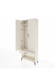 Arges Dolap 2 Raflı Tek Çekmeceli Tek Askılı 88x30x221 Aytaşı-Aytaşı