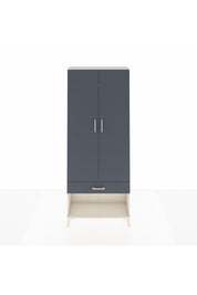 Arges Dolap 2 Raflı Tek Çekmeceli Tek Askılı 88x30x221 Aytaşı-Antrasit