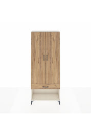 Arges Dolap 2 Raflı Tek Çekmeceli Tek Askılı 88x30x221 Aytaşı-Çam